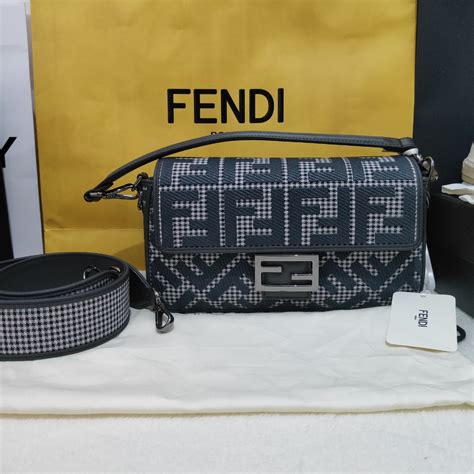 fendi houndstooth baguette|Baguette .